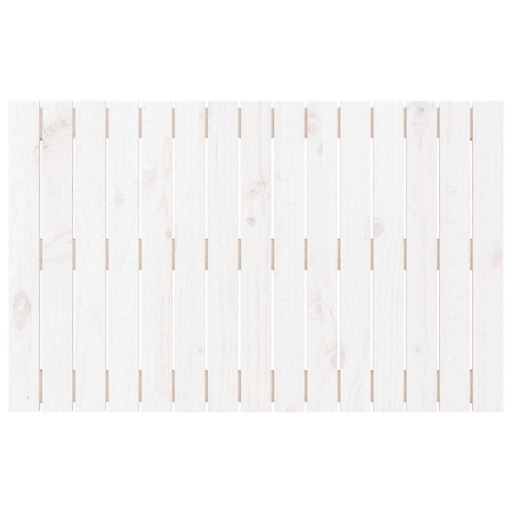 Wall Headboard White 95.5 cm Solid Wood Pine