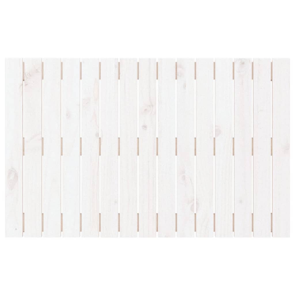 Wall Headboard White 95.5 cm Solid Wood Pine