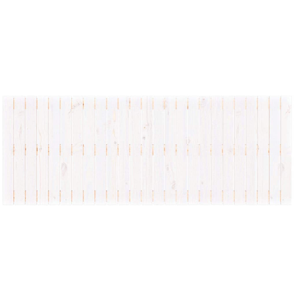 Wall Headboard White 159.5 cm Solid Wood Pine