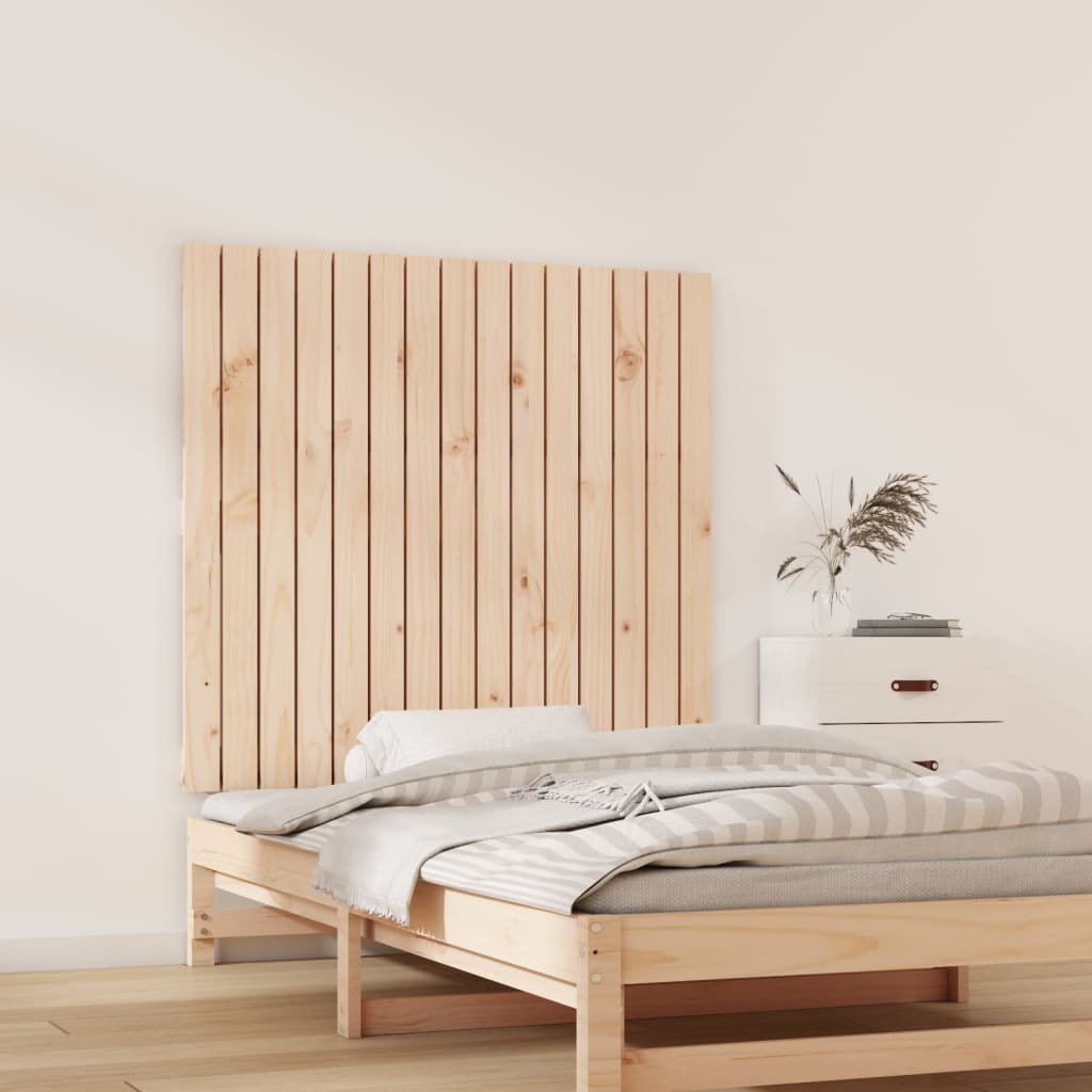 Wall Headboard 95.5 cm Solid Wood Pine