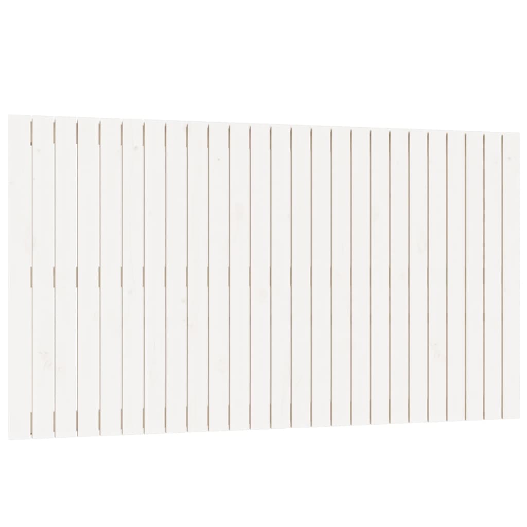 Wall Headboard White 159.5 cm Solid Wood Pine