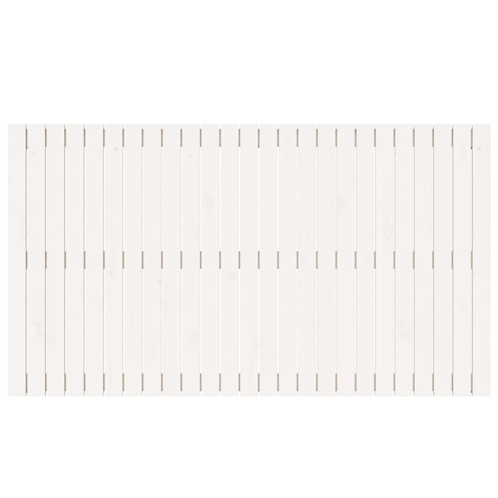 Wall Headboard White 159.5 cm Solid Wood Pine