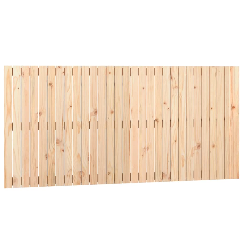 Wall Headboard 185 cm Solid Wood Pine