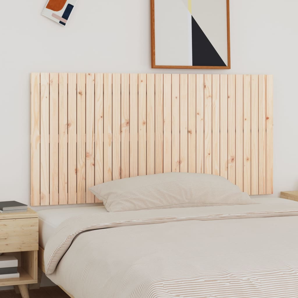 Wall Headboard 185 cm Solid Wood Pine