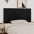 Wall Headboard Black 185 cm Solid Wood Pine