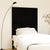 Wall Headboard Black 95.5 cm Solid Wood Pine