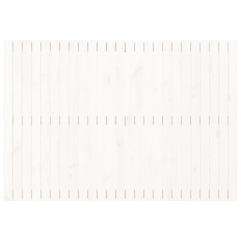 Wall Headboard White 159.5 cm Solid Wood Pine