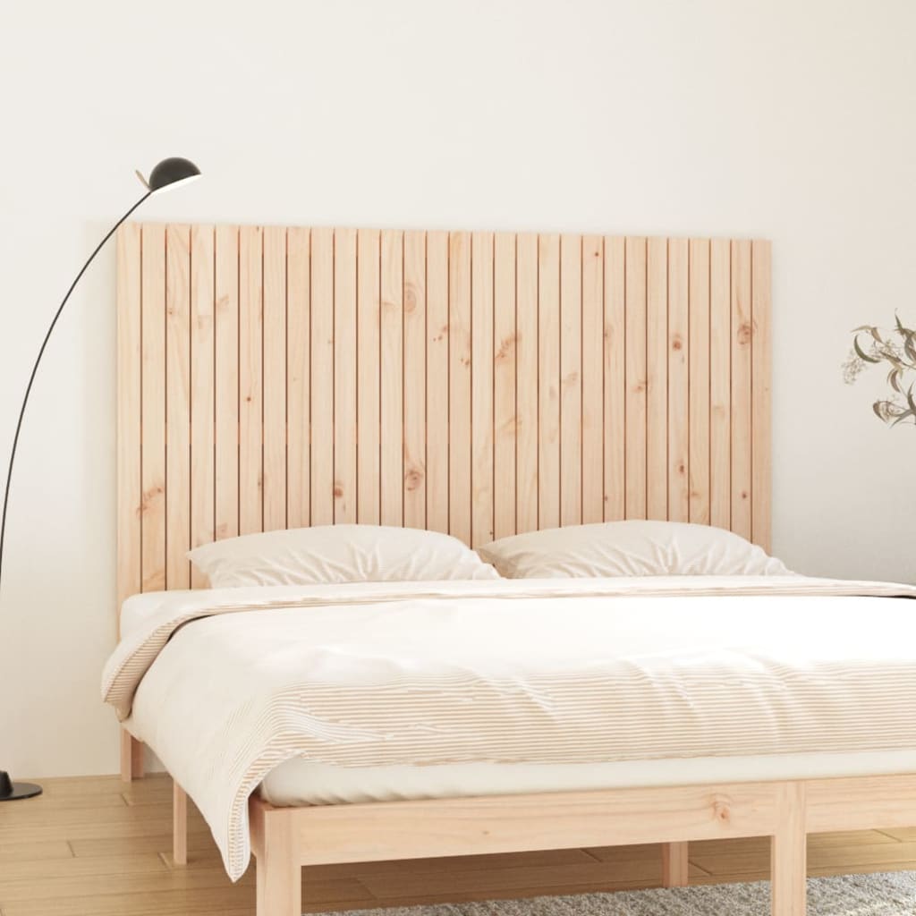 Wall Headboard 185 cm Solid Wood Pine