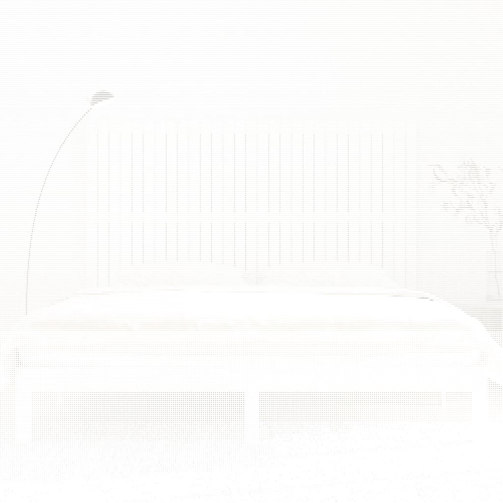 Wall Headboard White 185 cm Solid Wood Pine