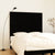 Wall Headboard Black 140 cm Solid Wood Pine