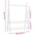 Clothes Rack 100x45.5x150 cm Solid Wood Pine