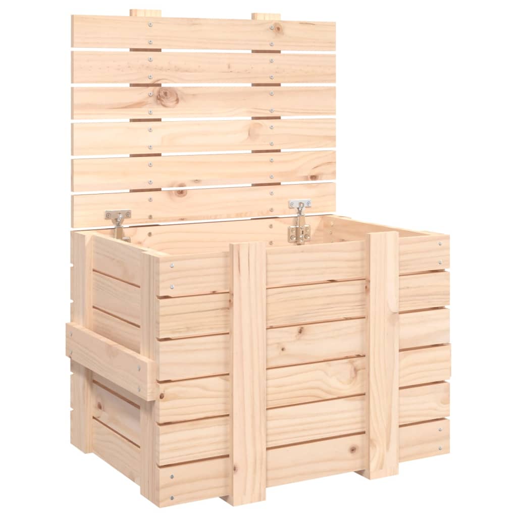 Storage Box 58x40.5x42 cm Solid Wood Pine