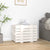 Storage Box White 58x40.5x42 cm Solid Wood Pine