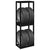 Tire Rack Black 63x40x180 cm Solid Wood Pine