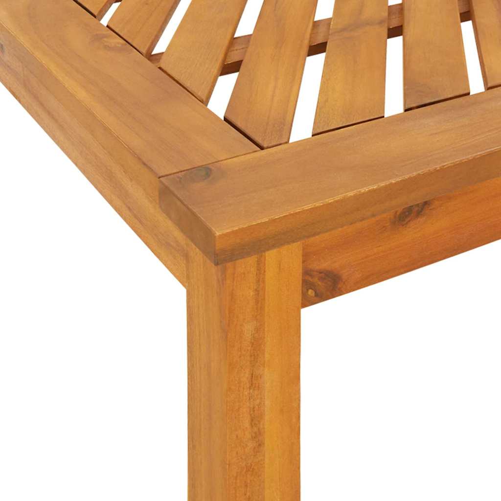 Garden Dining Set 5 pcs Brown Solid Acacia Wood