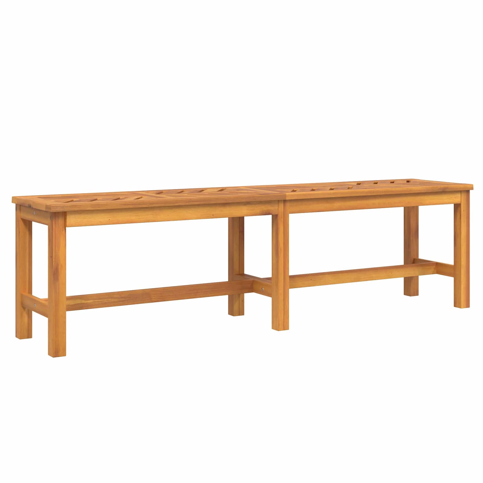 Garden Dining Set 4 pcs Brown Solid Acacia Wood