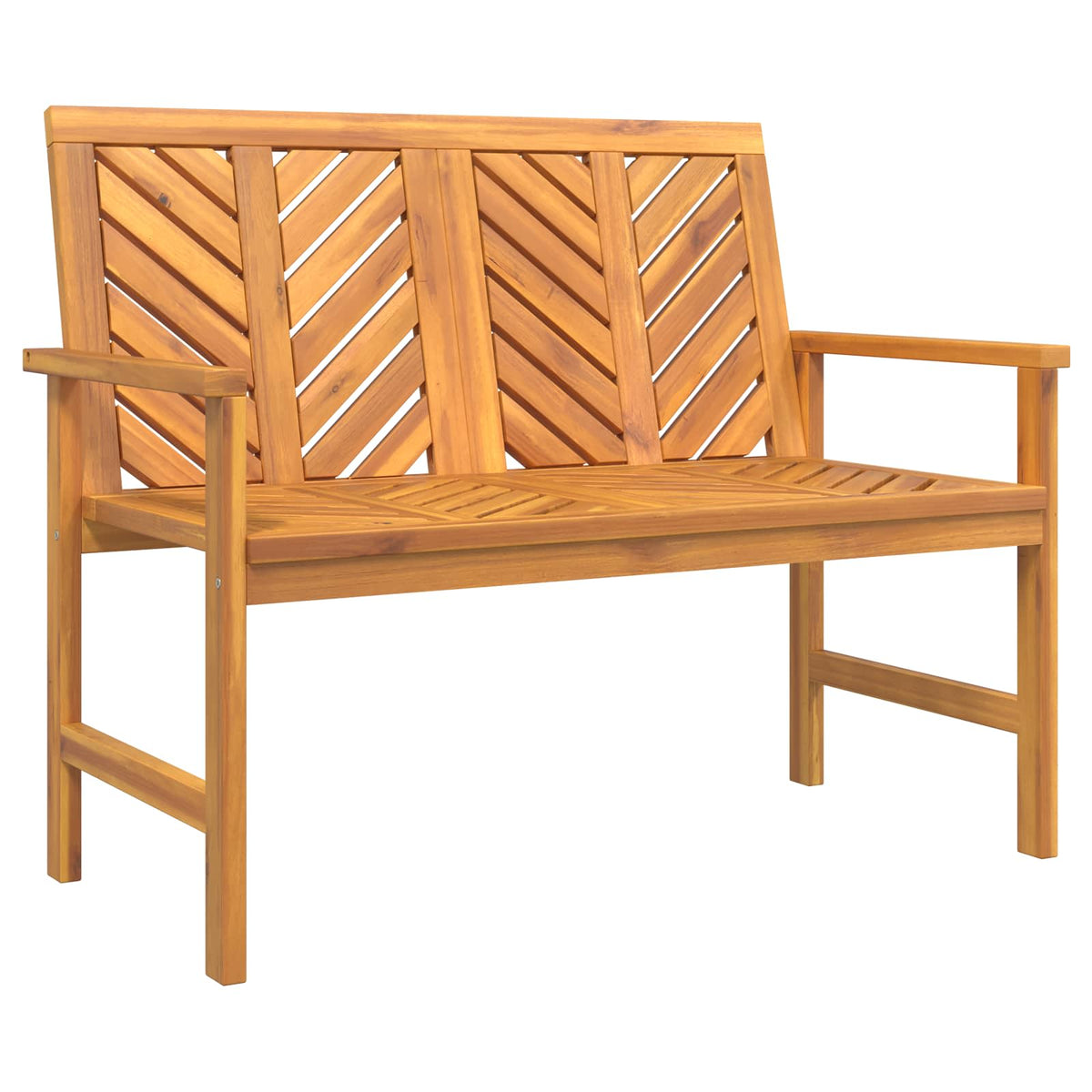 Garden Lounge Set 3 pcs Brown Solid Acacia Wood