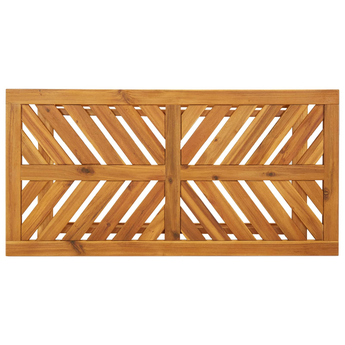 Garden Lounge Set 3 pcs Brown Solid Acacia Wood