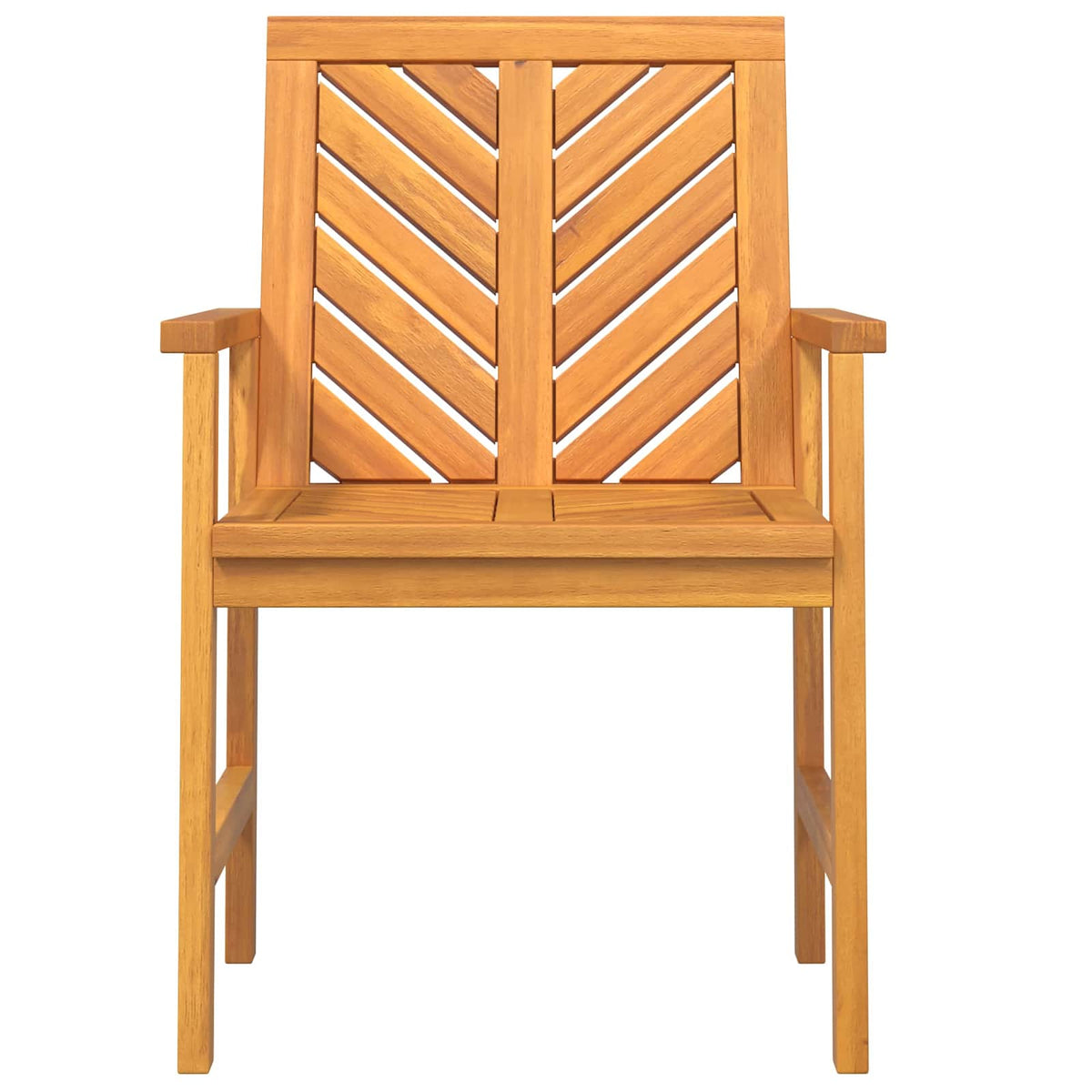 Dining Chair 6 pcs Natural 62.5 x 59 x 89 cm Solid Acacia Wood