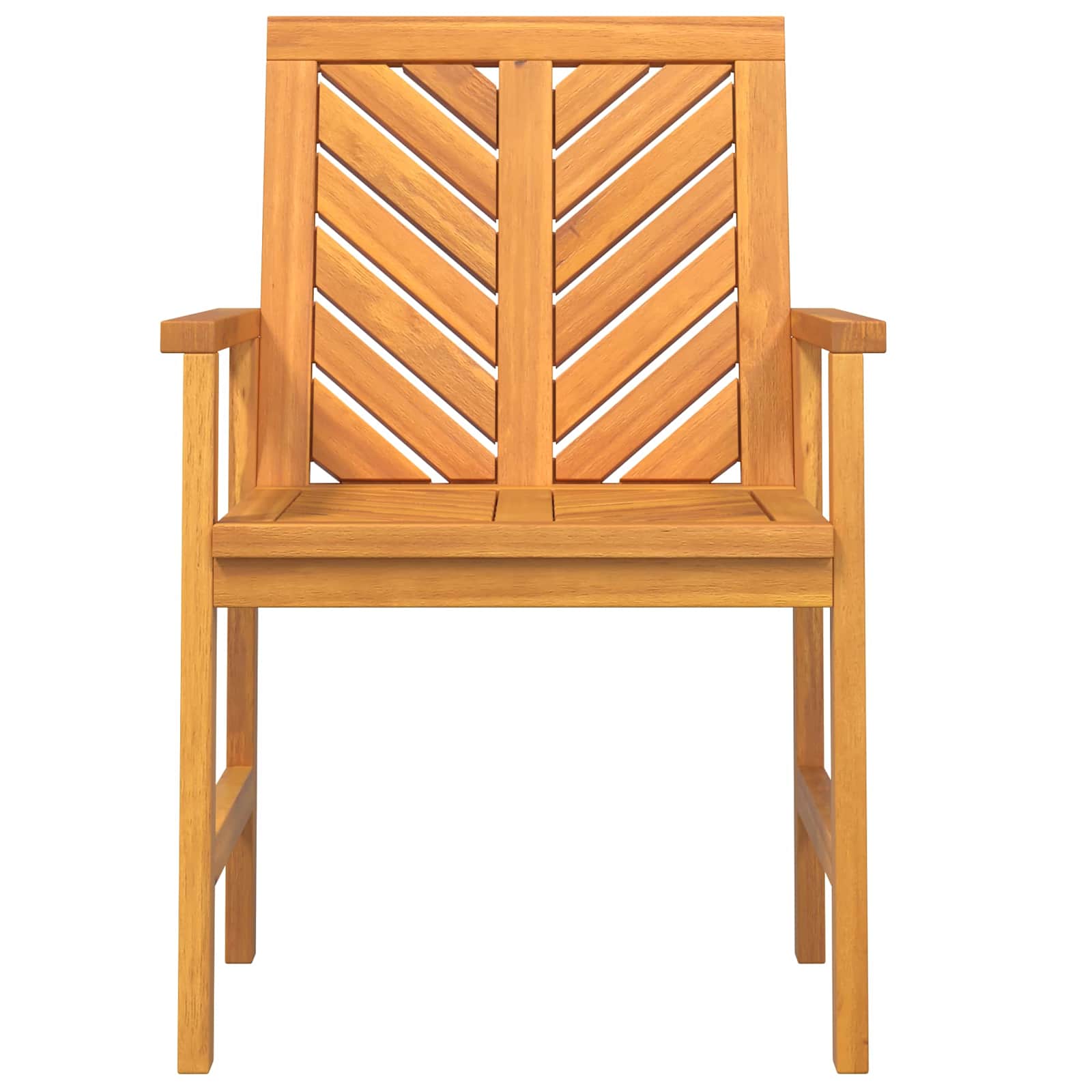 Dining Chair 8 pcs Natural 62.5 x 59 x 89 cm Solid Acacia Wood