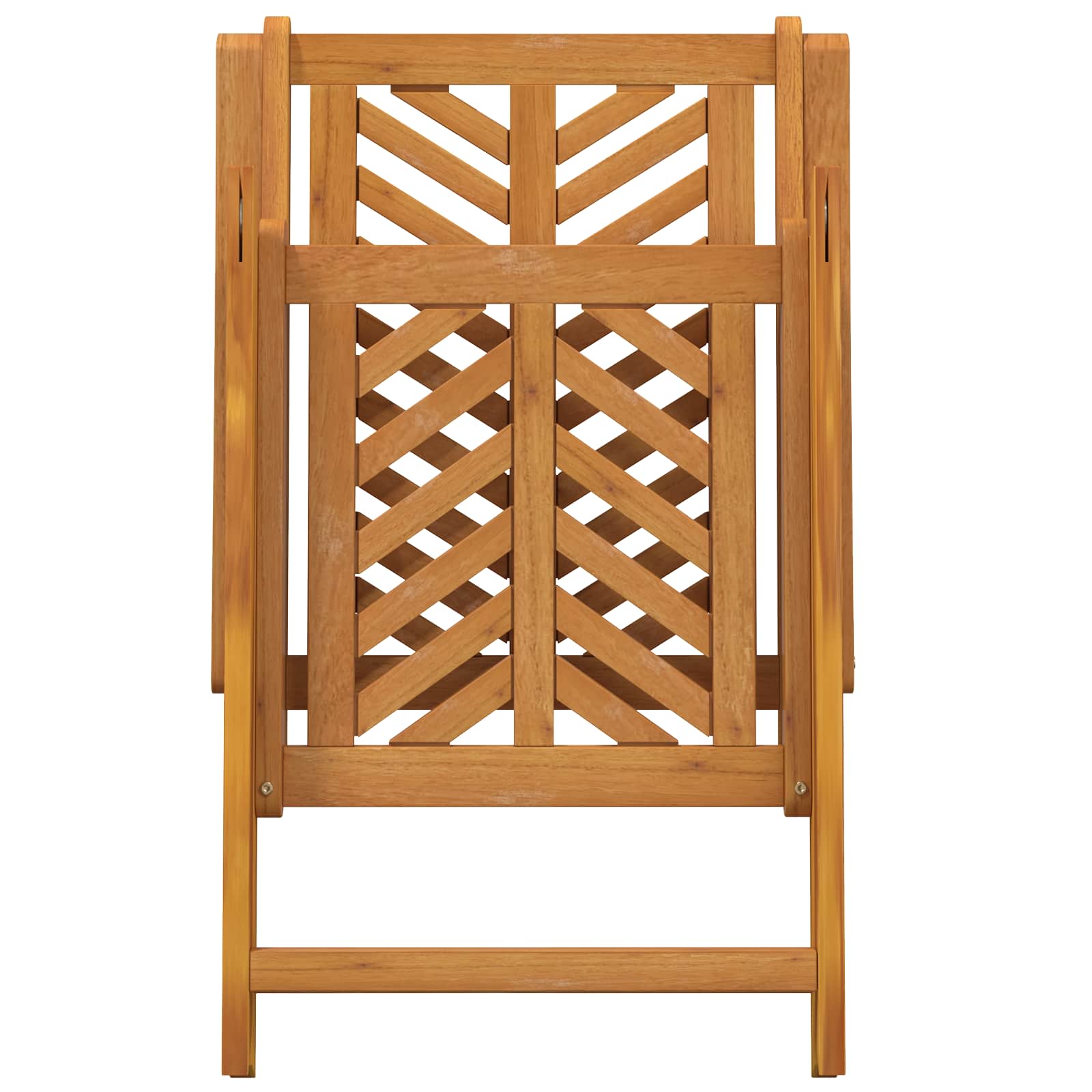 Garden Chair 4 pcs Brown 57 x 72 x 109 cm Solid Acacia Wood