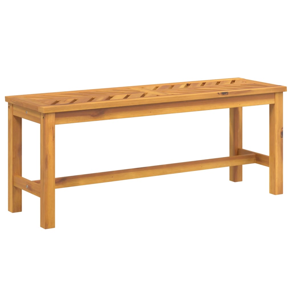 Garden Bench 110 cm Solid Wood Acacia