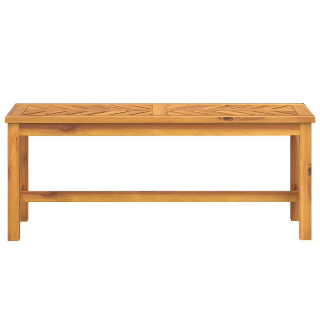 Garden Bench 110 cm Solid Wood Acacia