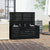 Garden Box Black 101x50.5x46.5 cm Solid Wood Pine