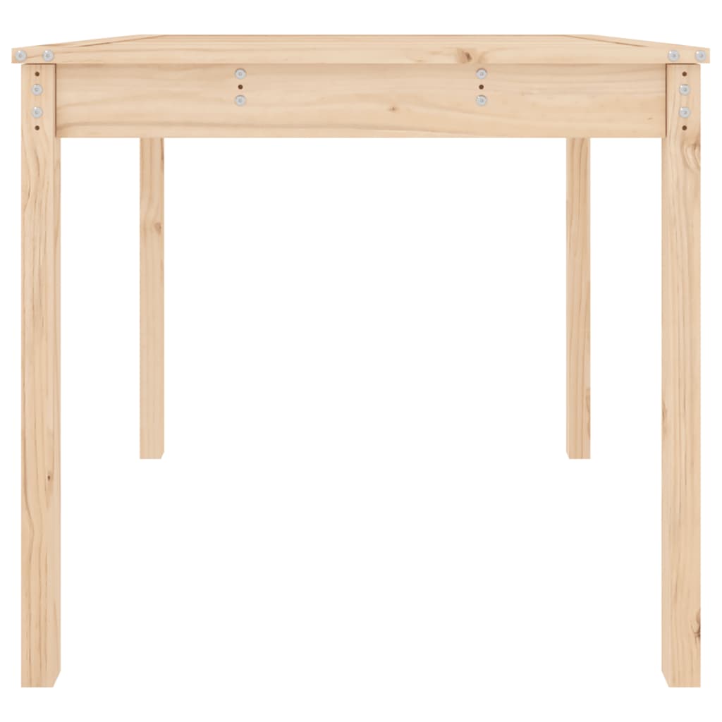 Garden Table 82.5x82.5x76 cm Solid Wood Pine