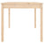 Garden Table 82.5x82.5x76 cm Solid Wood Pine