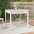 Garden Table White 82.5x82.5x76 cm Solid Wood Pine