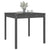 Garden Table Grey 82.5x82.5x76 cm Solid Wood Pine