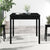 Garden Table Black 82.5x82.5x76 cm Solid Wood Pine