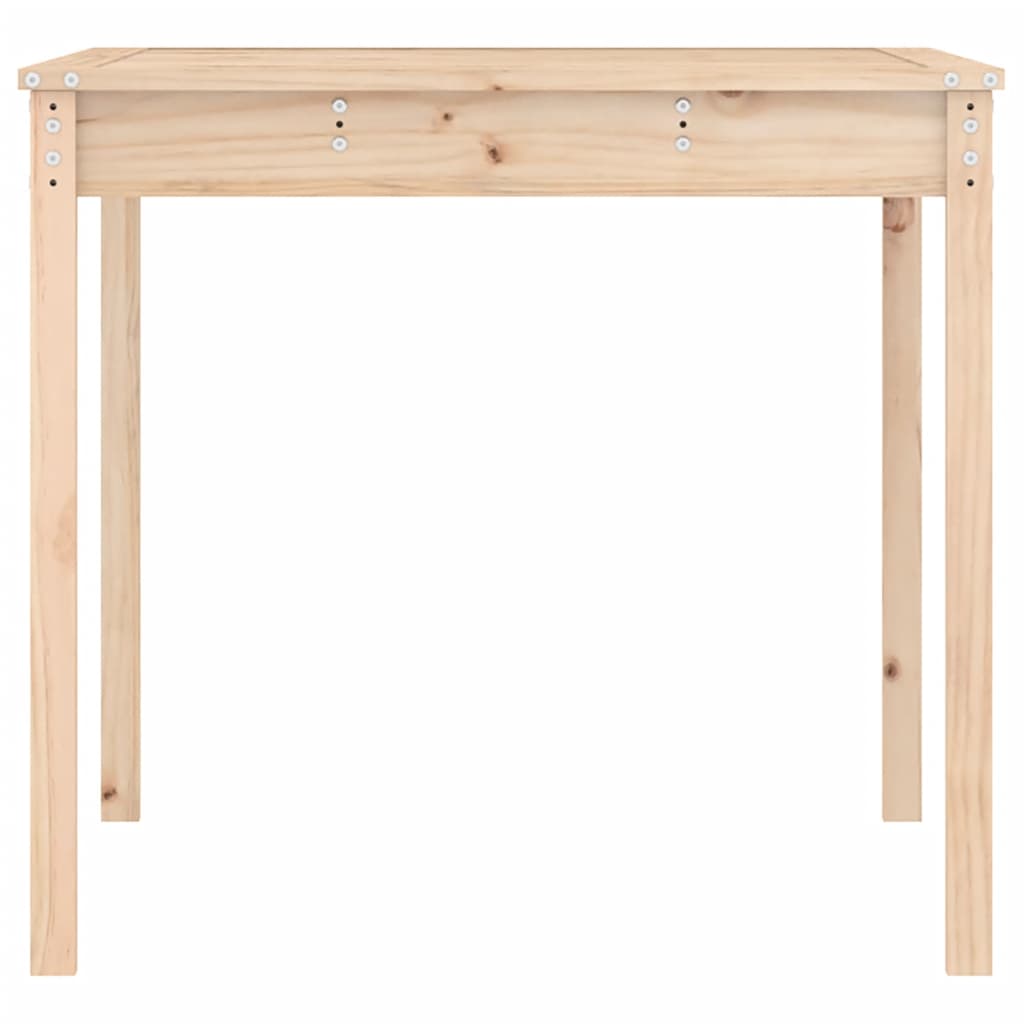 Garden Table 121x82.5x76 cm Solid Wood Pine