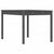 Garden Table Grey 121x82.5x76 cm Solid Wood Pine