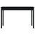 Garden Table Black 121x82.5x76 cm Solid Wood Pine