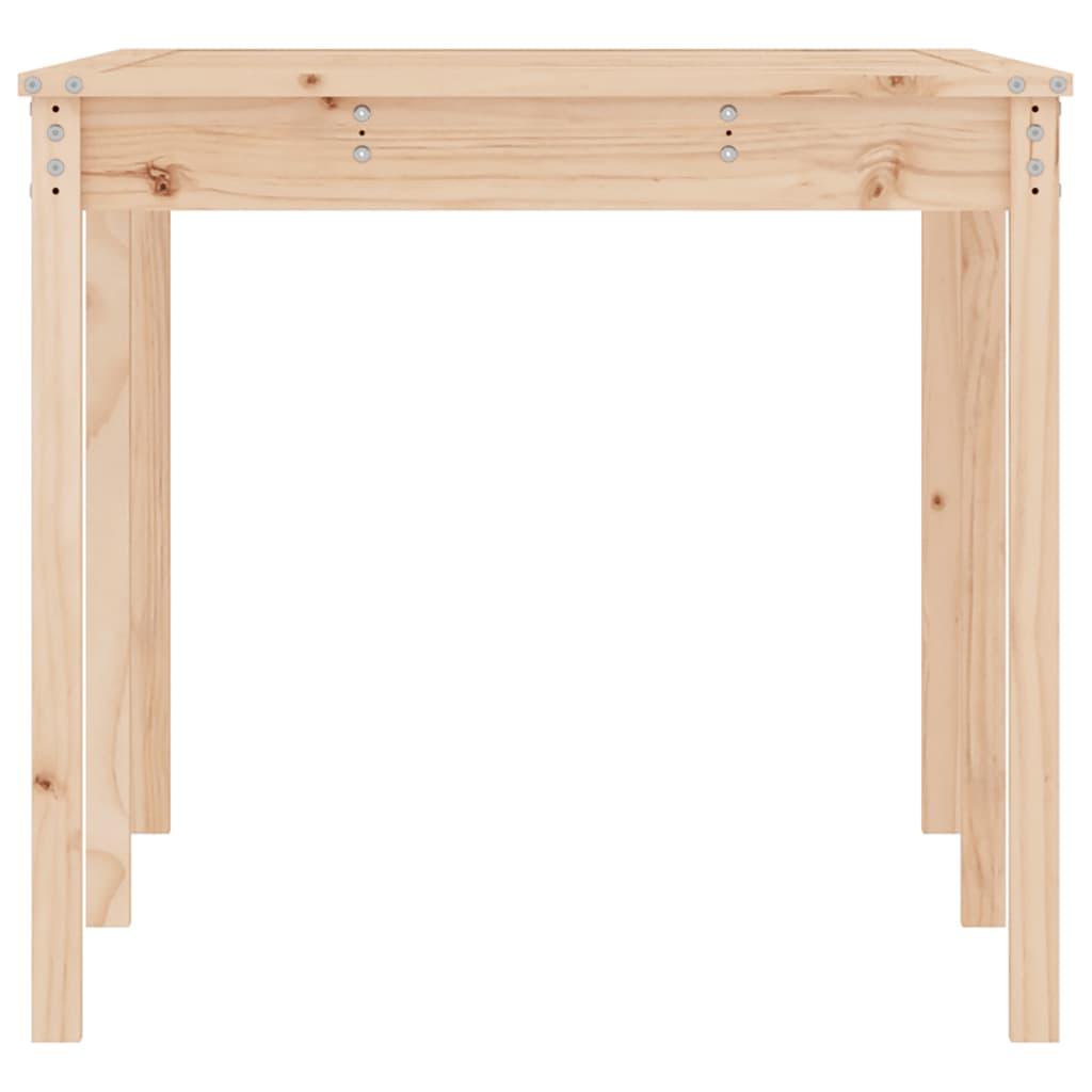 Garden Table 159.5x82.5x76 cm Solid Wood Pine