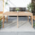 Garden Table 159.5x82.5x76 cm Solid Wood Pine