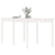 Garden Table White 159.5x82.5x76 cm Solid Wood Pine