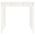 Garden Table White 159.5x82.5x76 cm Solid Wood Pine