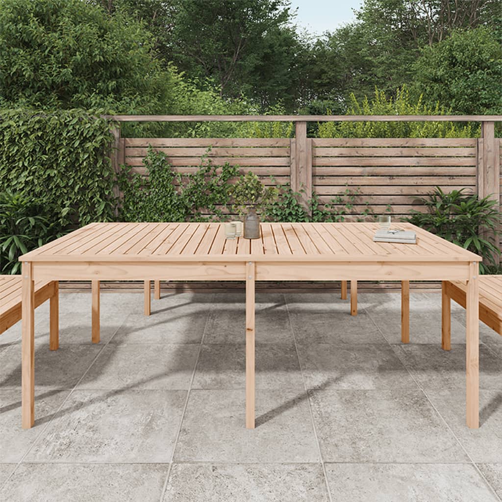 Garden Table 203.5x100x76 cm Solid Wood Pine