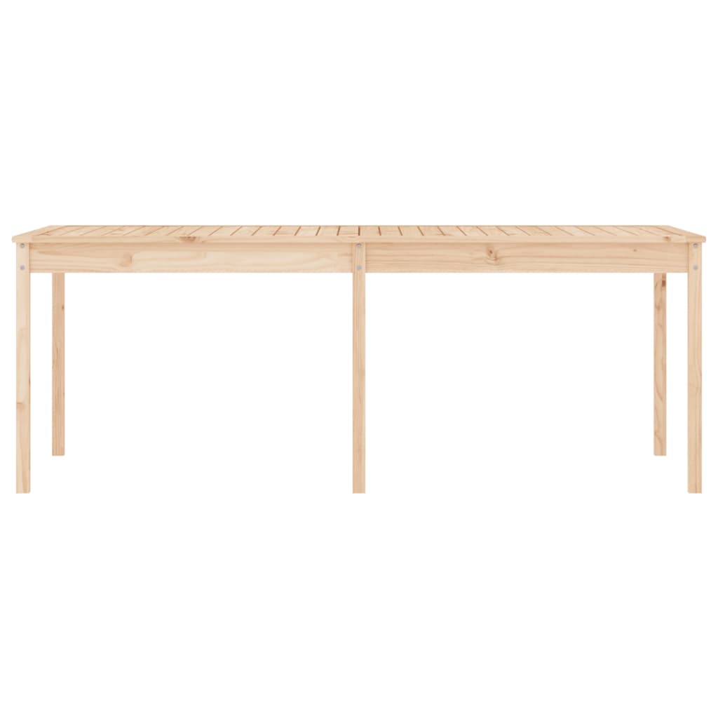 Garden Table 203.5x100x76 cm Solid Wood Pine