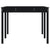 Garden Table Black 203.5x100x76 cm Solid Wood Pine