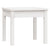 Garden Bench White 50x44x45 cm Solid Wood Pine