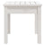 Garden Bench White 50x44x45 cm Solid Wood Pine