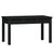 Garden Bench Black 80x44x45 cm Solid Wood Pine