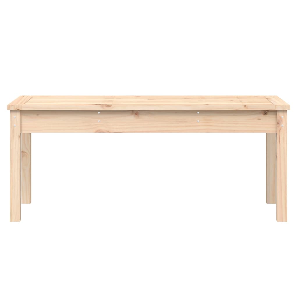 Garden Bench 109x44x45 cm Solid Wood Pine