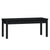 Garden Bench Black 109x44x45 cm Solid Wood Pine