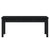 Garden Bench Black 109x44x45 cm Solid Wood Pine