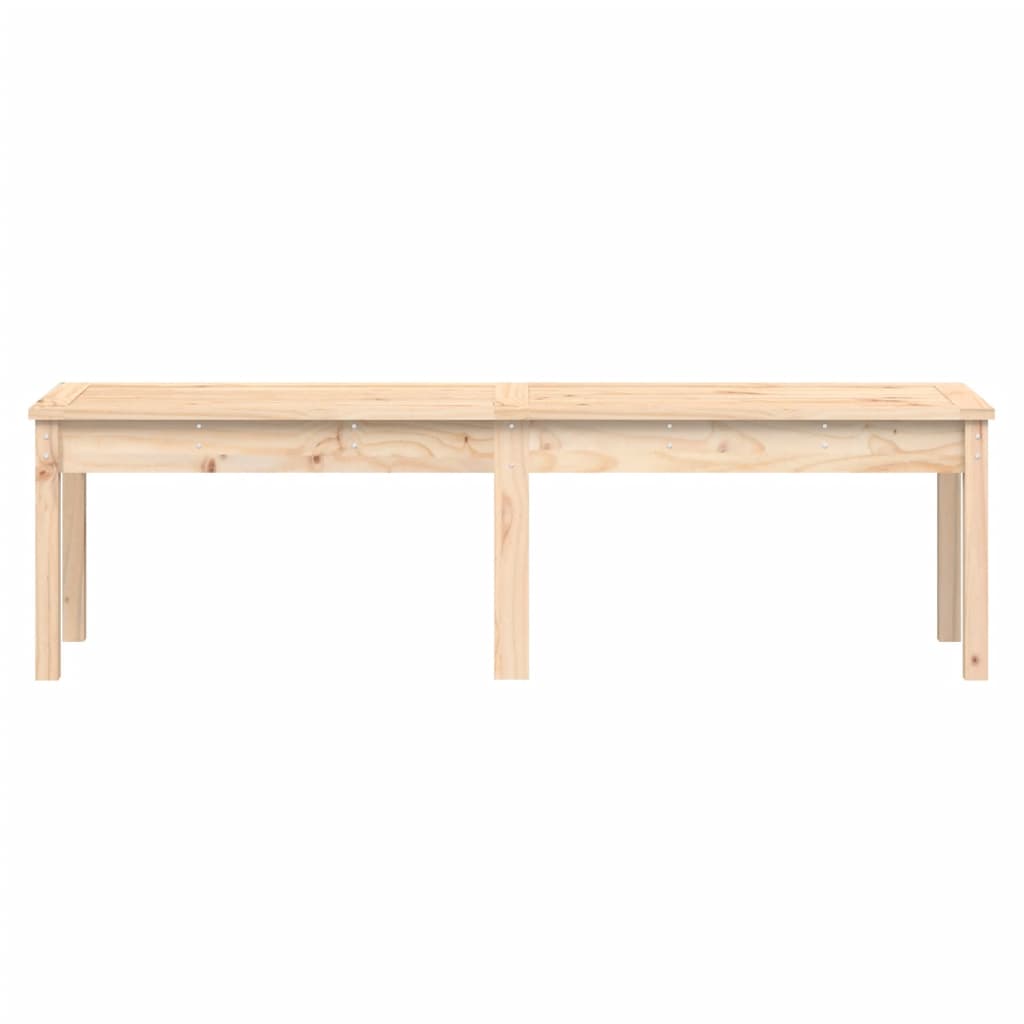 2-Seater Garden Bench 159.5x44x45 cm Solid Wood Pine